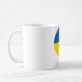 Caneca de Café de Viagem Bandeira da Ucrânia
