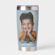 Caneca de Café de Viagem com Foto Fofa da Criança
