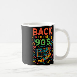 Caneca De Café De Volta À Antiga Escola Da Vintage Retro Dos Anos