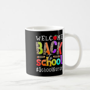 Caneca De Café De Volta À Enfermeira Da Escola Primeiro Dia De Le