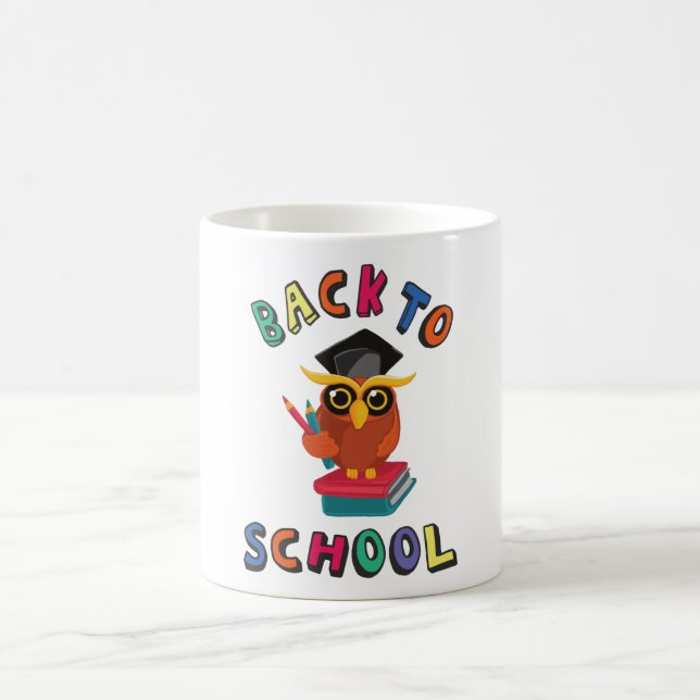 Caneca De Café De volta à escola (Centro)