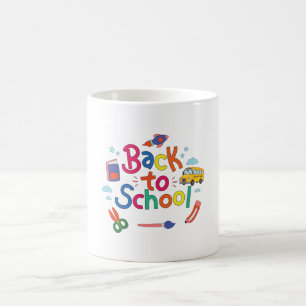 Caneca De Café De volta à escola