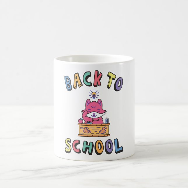 Caneca De Café De volta à escola (Centro)