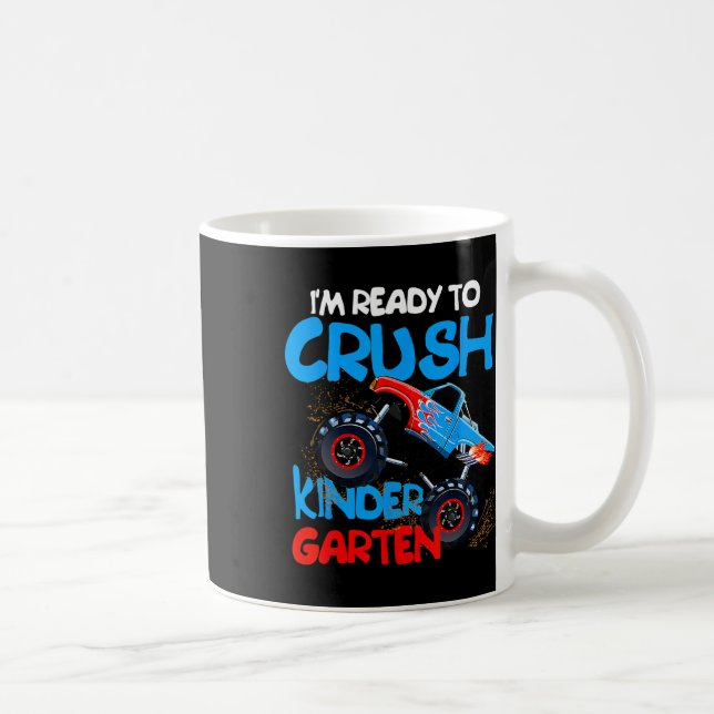 Caneca De Café De Volta À Escola Boys Primeiro Dia De Truque De J (Direita)