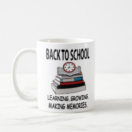 Caneca De Café De Volta À Escola Estudante