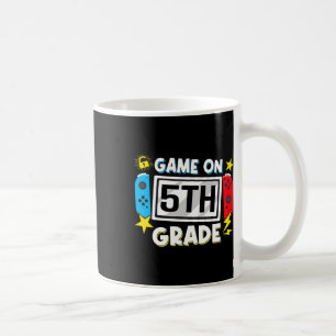 Caneca De Café De Volta à Escola Jogo Na 5ª Série Gamer Engraçado