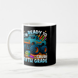 Caneca De Café De Volta à Escola Pronto para Detonar Caminhão Mon