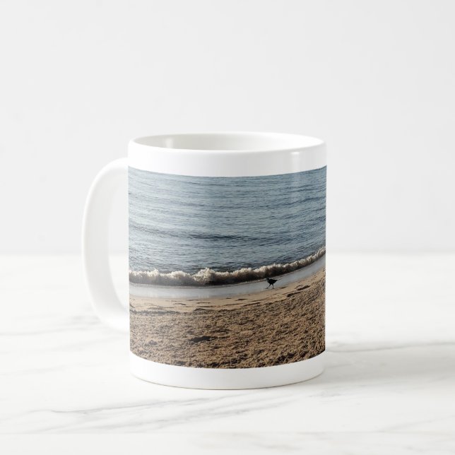 Caneca De Café De volta à praia Mug (Frente Esquerda)