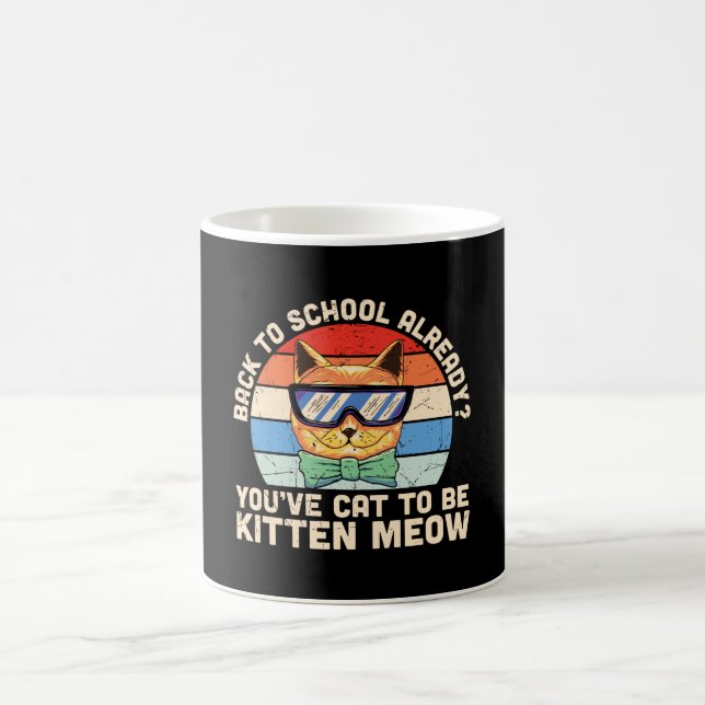 Caneca De Café De Volta às Aulas Já Kitten Me Presente para Amant (Centro)