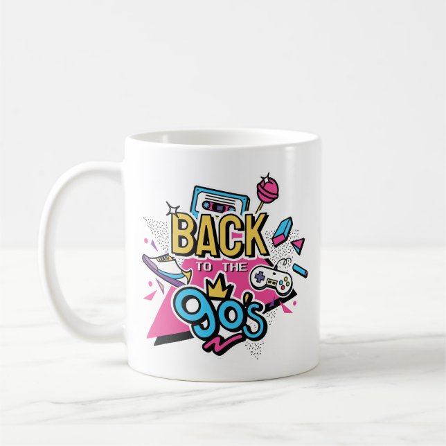 Caneca De Café De Volta para os Anos 90 (Esquerda)