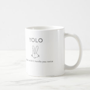 Caneca De Café de ww040 YOLO do deus waitwot do coelho dos badass