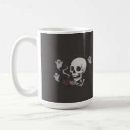 Caneca De Café Dead Inside But Caffeinated – Halloween Pillow