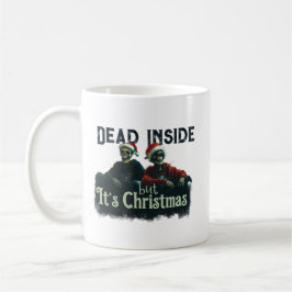Caneca De Café Dead Inside... But It’s Christmas
