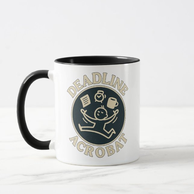 Caneca de Café Deadline Acrobat (Esquerda)
