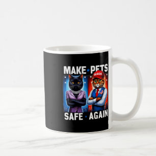 Caneca De Café Debate Sobre Comer O Gato Dos Cães Torna Os Animai