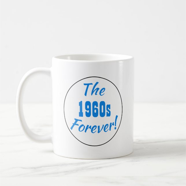 Caneca De Café Década de 1960 para Sempre Retro (Esquerda)