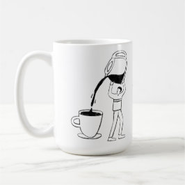 Caneca De Café Decaf? No thanks. I only run on high-octane fuel!