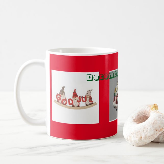 Caneca De Café december kop (Com Donut)