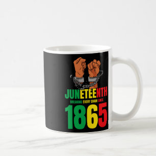 Caneca De Café Décima Junta Americana Africana Quebra Cada Cadeia