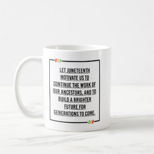 Caneca De Café Décima Sétima Citações, Liberdade da Afro-American