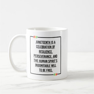 Caneca De Café Décima Sétima Citações, Liberdade da Afro-American