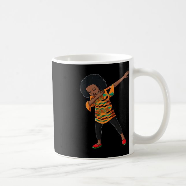 Caneca De Café Décima Sétima Dabbing African American Black Orgul (Direita)