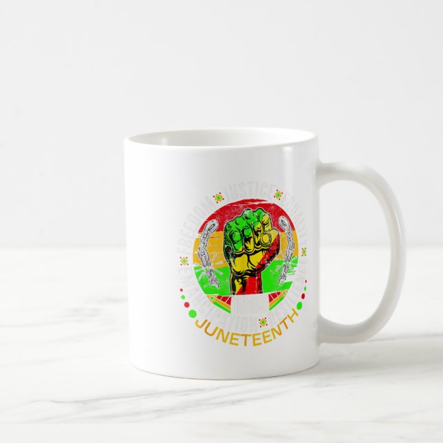 Caneca De Café Décima Sétima História Negra Afro-Americana 1865 (Direita)