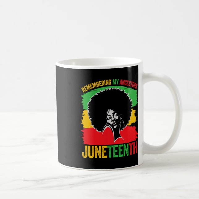 Caneca De Café Décima Sétima Negra Mulheres Antecedentes Afro-Ame (Direita)