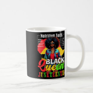 Caneca De Café Décima Sétima Rainha Negra História Nutricional Fa
