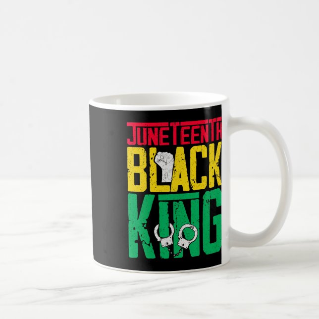 Caneca De Café Décimo De Junho É Meu Dia De Independência Rei Neg (Direita)