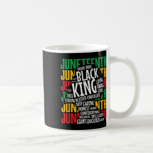 Caneca De Café Décimo Dia de os pais Orgulhoso Rei Negro Africano
