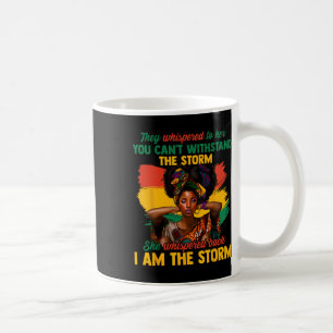 Caneca De Café Décimo Junho Eu Sou A Tempestade Mulheres Negras H