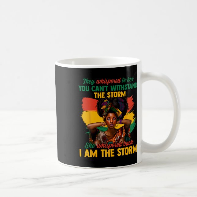 Caneca De Café Décimo Junho Eu Sou A Tempestade Mulheres Negras H (Direita)