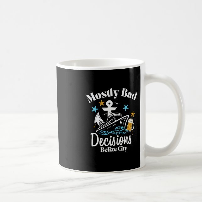 Caneca De Café Decisões Principalmente D Cidade de Belize Spring  (Direita)