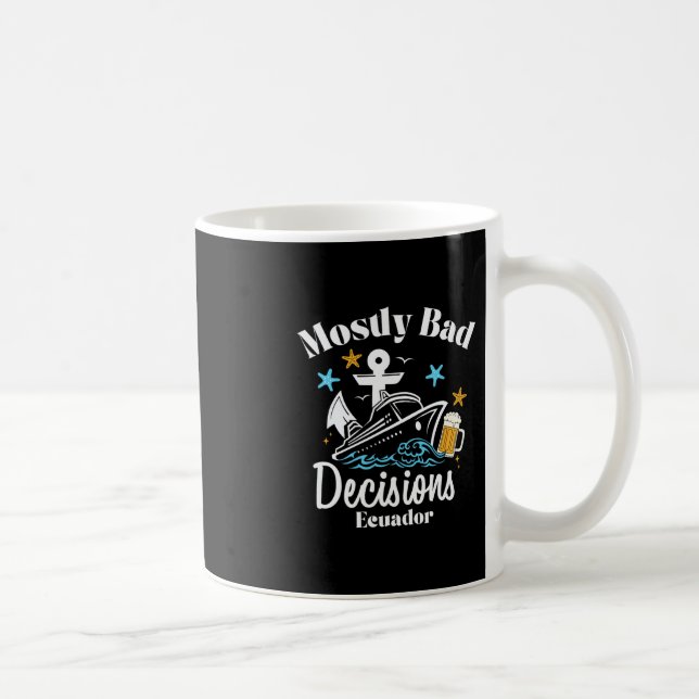 Caneca De Café Decisões Principalmente D Equador Spring Break  (Direita)