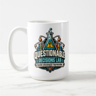 Caneca De Café Decisões Questionáveis Lab – Resultados Consistent