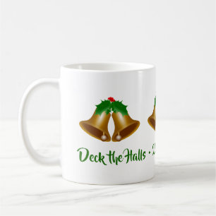 Caneca De Café Deck the Halls Customize Business Gift Mug