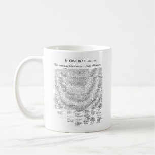 Caneca De Café Declaração de independência