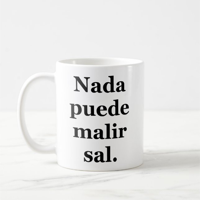 Caneca De Café Declaración de optimismo forzado (Esquerda)