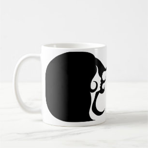 Caneca De Café Deco Mod Woman Coffee Mug
