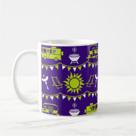 Caneca De Café Decoração de acampamento de Caravana