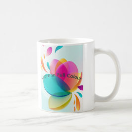 Caneca De Café Decoração de Mesa em Aquarela