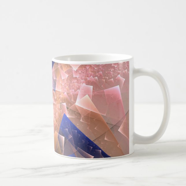 Caneca De Café decoração geométrica de abstrato (Direita)