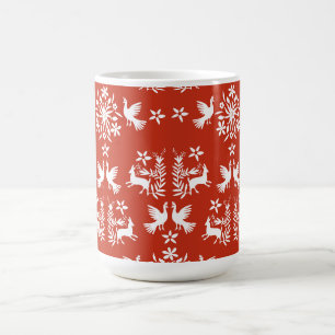 Caneca De Café Decoração inicial de Otomi mexicano