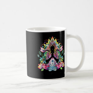 Caneca De Café Decoração Serena de Yoga e Meditação - Homem Mindf
