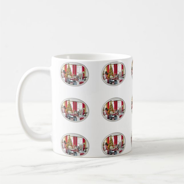 Caneca De Café Decoradora (Esquerda)