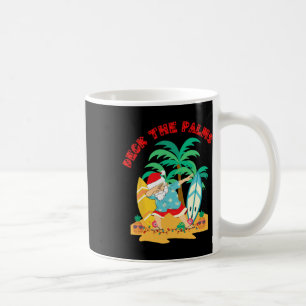 Caneca De Café Decore As Palmeiras Santa Dabbing - Natal Praia Tr
