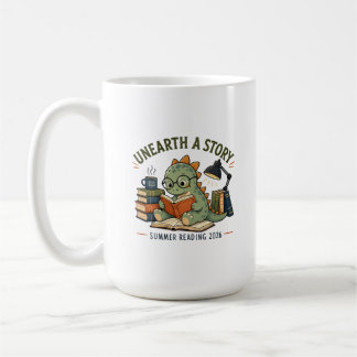 Caneca De Café Decore o Diário Uma História Adorável Dinossauro D