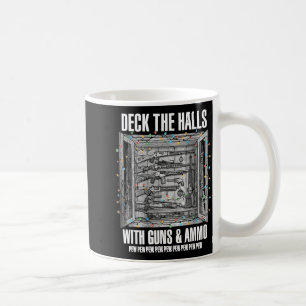 Caneca De Café Decore Os Corredores Com Armas &amp; Munição 