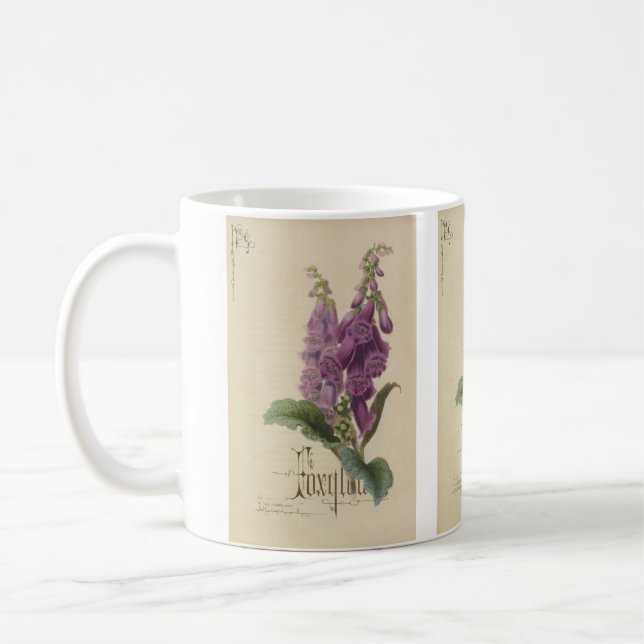 Caneca De Café Dedal-de-raposa por Paul Jerrard (Esquerda)